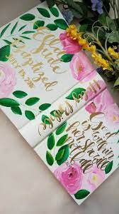 Pink Floral Painted Bible Personalized Wedding Bible Esv Etsy Hand Painted Bible Hand Painted Bible Cover Esv Journaling Bible