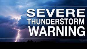 Click an active alert area on map for details. Severe Thunderstorm Warning In Effect Until 5 45 P M