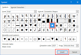 Bullet points assist the writer so that the information in their report stands out and also makes it easier to read. How To Insert Bullet Points In Excel Top 8 Ways For Lists Windows Mac
