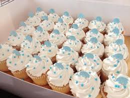 Baby shower party must have! Baby Shower Cupcakes Boy Elephant Novocom Top