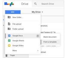 Creating Files From Templates Now Easier In Google Drive Template Google Templates Brochure Template Psd
