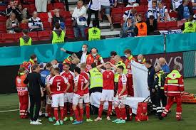 Denmark captain simon kjaer (number 4) and goalie kasper schmeichel (back) take care of christian eriksen's girlfriend sabrina kvist jensen. Uqvxm3emd8ih1m