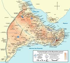 Map Of Byzantine Constantinople Sack Of Constantinople Byzantine Empire Fall Of Constantinople
