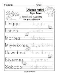 Filipino Worksheets Samut Samot Elementary Worksheets Preschool Worksheets Kindergarten Worksheets Printable