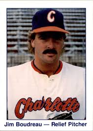 1986 Charlotte Orioles WBTV #5 Jim Boudreau Dolton Illinois IL Baseball Card