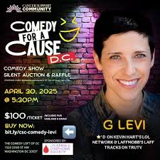 Thrilled to be bringing the laughs at @cancersupportcommunity comedy  benefit! Enjoy a stellar lineup, savor delicious happy hour bites, and bid 