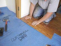 Does not make hardwood floors more quiet. Mp Global Products 1 8 Quietwalk Plus Floating Floor Underlayment At Menards