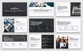 Modern illustrations free powerpoint template an interesting style that takes its inspiration from online content. Modern Business Minimal Powerpoint Template And Keynote Slidebazaar