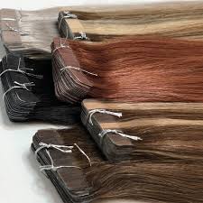 I had to go in for a consultation meeting with my hair stylist to go over what i wanted and to get color matched. Tape Hair Extensions Deluxe Indian Remy 22 Inch Foxy Hair Extensions