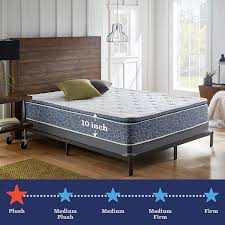 As a result, its mattresses may sometimes be sold american bedding mattresses are available at kane's and bed store, along with other. Amazon Com 10 Inch Pillow Top Hybrid Mattress Gel Memory Foam And Innersping Support Plush Feel Queen Kitchen Dining
