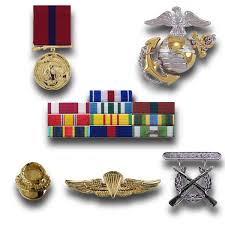 This video i discuss the basics of military ribbons and what to expect when you join the military. Marine Corps Decorations Pieces Of History Old West Custom Badges Route 66 Pins Jewelry Commemorative Medals And More