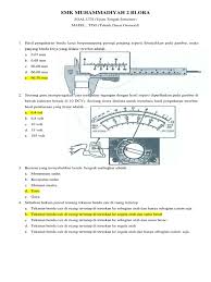 We did not find results for: Soal Pekerjaan Dasar Teknik Mesin Beserta Jawabannya