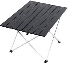 Hopeg Folding Camping Tables Small Folding Camping Table Portable Beach Table Portable Folding Table Mini Car Table Wit In 2020 Car Table Camping Table Aluminum Table