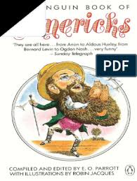 Check spelling or type a new query. E O Parrott The Penguin Book Of Limericks Pdf Limerick Poetry Penguin Books