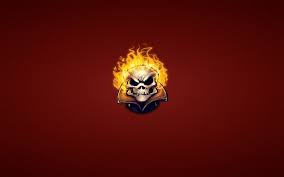 Hd Wallpaper Flame Skull Icon Fire Minimalism Head Skeleton Ghost Rider Wallpaper Flare Not to be confused with flaming head. hd wallpaper flame skull icon fire