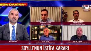 Tüm gün her türlü konuyu kapsayan güncel olayların kaliteli takibi sayesinde son dakika olarak başta siyaset olmak üzere birçok farklı konu anında canlı bir şekilde kaliteli spikerleri ile ekrana verilir. Haberturk Canli Yayinina Evden Baglanan Konuklardan Biri Yellendi Dailymotion Video