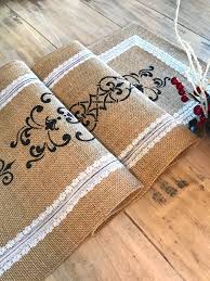 Black And White Farmhouse Table Runner French Farm Christmas Table Runner Farmhouse Decor Black And White Christmas Decoration Wedding Linens Burlap Table Runners Farmhouse Tablecloths Wedding Linens