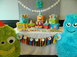 Monster bash themed boys birthday party decoration ideas. Kara S Party Ideas Monster Bash Party Cute Ideas Supplies Cake Decorations