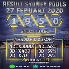 Result Sydney Pools Kamis 27 Februari 2020 Di 2020 Sydney Shio 13 Januari