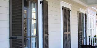 The range is available in 2 1/2, 3 1/2 and 4 1/2 slats. Shutters Tague Lumber