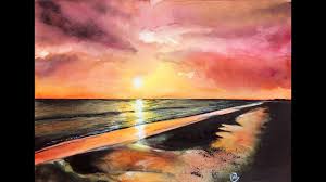 Maybe you would like to learn more about one of these? Watercolor Sunset Sky Real Time Painting Demonstration Youtube