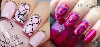 2020 popular 1 trends in beauty & health, jewelry & accessories with heart nail template and 1. Elegant Heart Nail Art Designs Ideas For Valentine S Day 2014 Fabulous Nail Art Designs