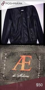 Ae Di Milano Black Leather Jacket Black Leather Jacket Leather Jacket Jackets