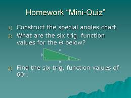 Trigonometry Extended The Circular Functions Ppt Download