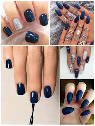 Azul marino es un color azul oscuro o una variedad de colores oscuros relacionados con el azul. Decoracion De Unas Azules 50 Disenos Faciles Y En Distintos Tonos