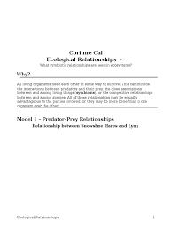 Ives keith honors biology docs. 17 Ecological Relationships S Pogil 23 Symbiosis Sowing
