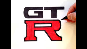 How To Draw The Nissan Gt R Logo Youtube Jdm drawing of a nissan skyline gtr r34.