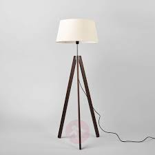Holz Stehlampe