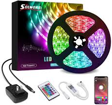 We did not find results for: Buy Led Strip Lights 16 4ft Solmore Bluetooth Rgb Led Strip Music Sync Color Changing Led Lights Strips 24 Key Remote Diy Color Options Rgb Led Strip Lights App Controlled For Room Ceiling Under Cabinet