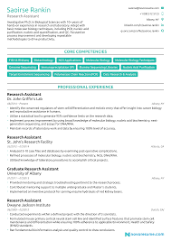 Research Assistant Resume Writing Guide For 2021