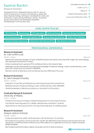 Cv examples see perfect cv samples that get jobs. Research Assistant Resume Writing Guide For 2021