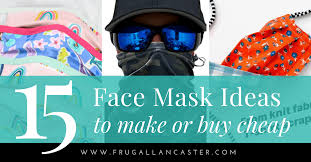 A free printable pdf version of these pattern instructions is available at the bottom of the post. 15 Cloth Face Mask Patterns No Sew Masks And Cheap Face Shields For The Non Sewers Frugal Lancaster