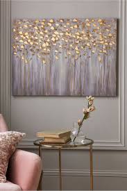 Birch Tree Canvas Wall Art Buy Gold Birch Trees Canvas From The Next Uk Online Shop In 2020 Tree Canvas Diy Canvas Canvas Painting Diy