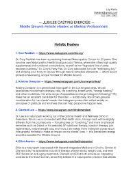 Here's how to write a great one. Casting Exercise Lily Kairis Pdf Naturopathy Alternative Medicine