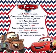 Quelles activités pour mon anniversaire cars ? Cartes De Voeux Papeterie Maison Disney Cars Invitations Personnalise Fete D Anniversaire Invite