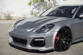 New Porsche Panamera Shows Off Widebody Kit And 22 Wheels Carscoops Porsche Panamera New Porsche Porsche