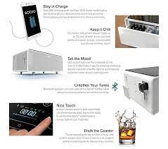 Sobro Smart Coffee Table With Built In Mini Fridge Qvc Com Coffee Table With Storage Coffee Table Smart Coffee