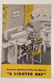 Vintage Sears Kenmore Book 1946 Refrigerator And Electric Etsy Kenmore Vintage Laundry Cleaning Household