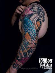 Japanese Tattoo Japanese Sleeve Peony Tattoo Irezumi Male Tattoo Color Tattoo Traditional Japanese Tattoos For Guys Tattoos Traditional Japanese Tattoos
