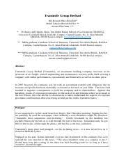 Transmile group bhd founder and former chief executive officer (ceo) gan boon aun has been found guilty by the sessions court here for furnishing misleading statements to bursa malaysia. Case Study Transmile Group Berhad Nov 2019 Docx Transmile Group Berhad Nik Rosnah Wan Abdullah Mohd Zahrain Bin Mohd Nor Azwan Bin Omar Professor Course Hero