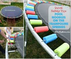 Noodle Trampoline Springs Diy Pool Ideen Trampolinfedern Eingelassenes Trampolin