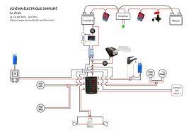 schema electrique detaille pour l amenagement d un trafic l2h1 a retrouver sur notre blog van amenage vans amenagement camionette