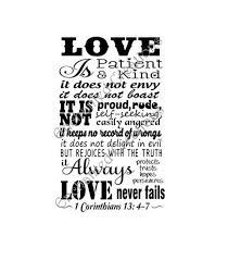 Download Svg File Love Is Patient 1 Corinthians 13 4 7 Etsy