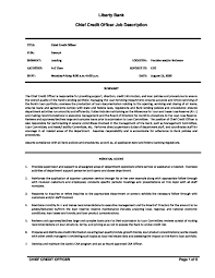 General duties line manage and develop the finance officer establish procedures for the effective management of risk establish a high level of credibility and manage strong working relationships Account Officer Job Description Bank