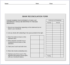 A bank reconciliation will also detect some types of fraud after the fact; Monthly Bank Reconciliation Template Pdf Template