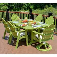 Berlin Gardens 7 Pc Cozi Back Dining Set Poly Outdoor Furniture Patio Decor Outdoor Furniture